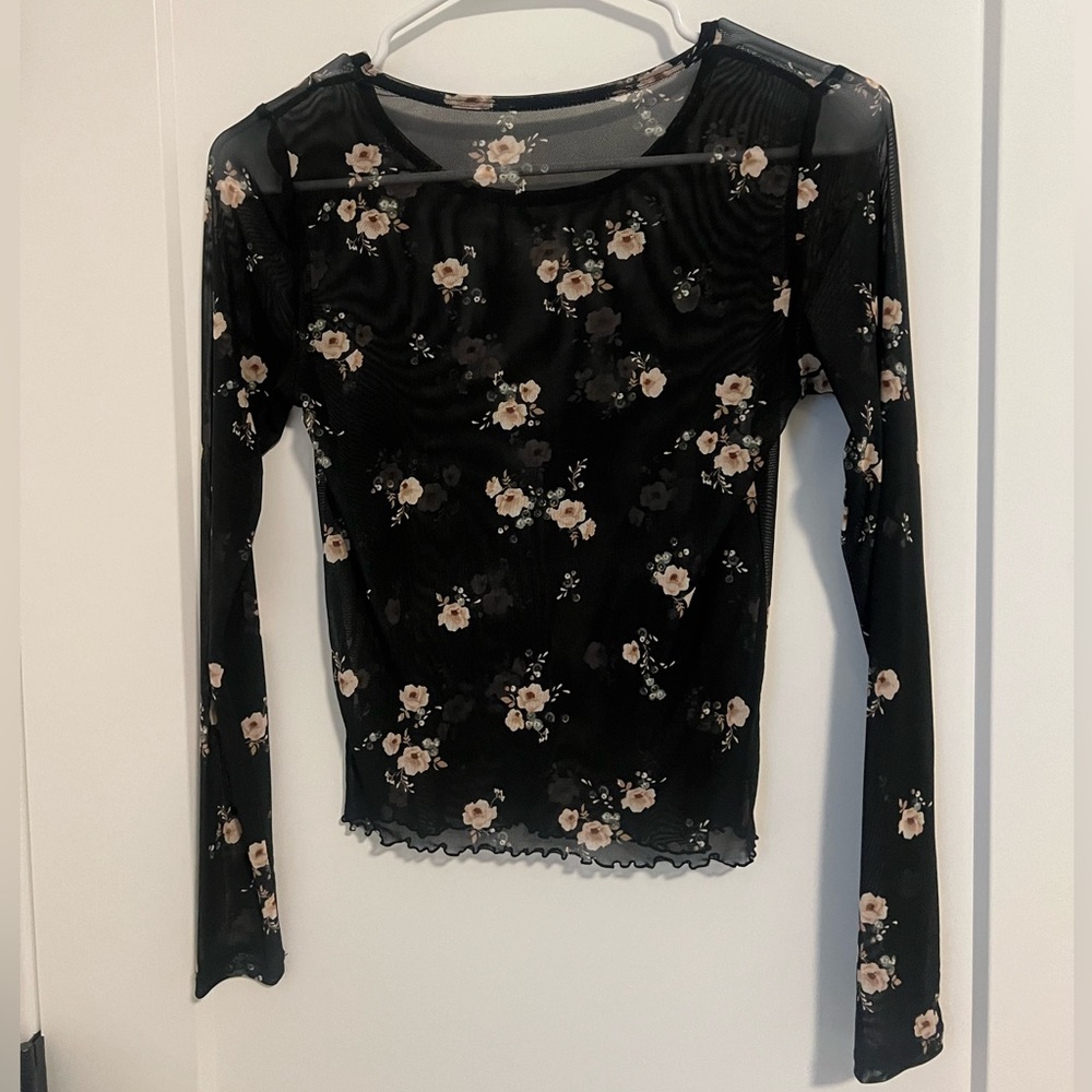 Abercrombie & Fitch Floral layering top - Picture 2 of 2